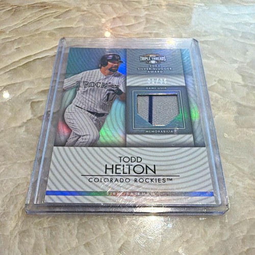 Topps 2012 triple threads - triple,