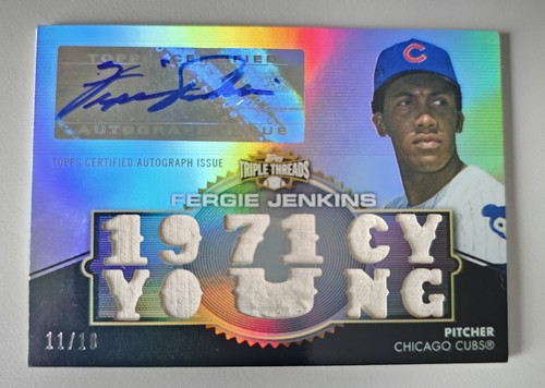 Fergie jenkins auto jersey - /18,
