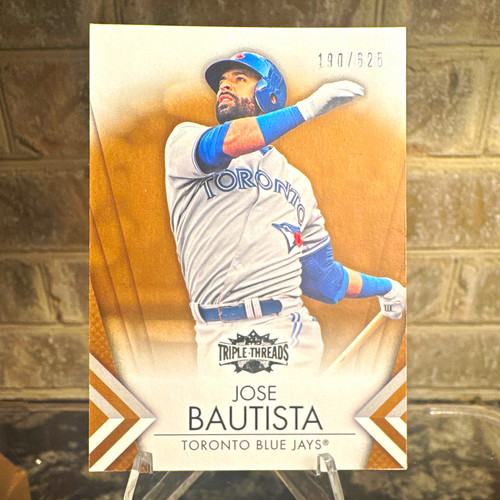 2012 topps triple threads - triple, jose