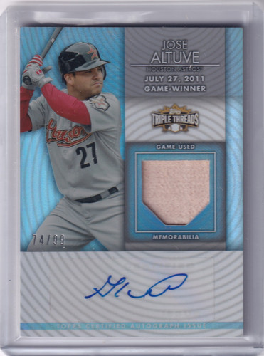 Topps 2012 triple threads - topps,