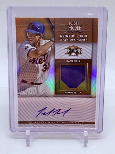 2012 topps triple - triple, threads